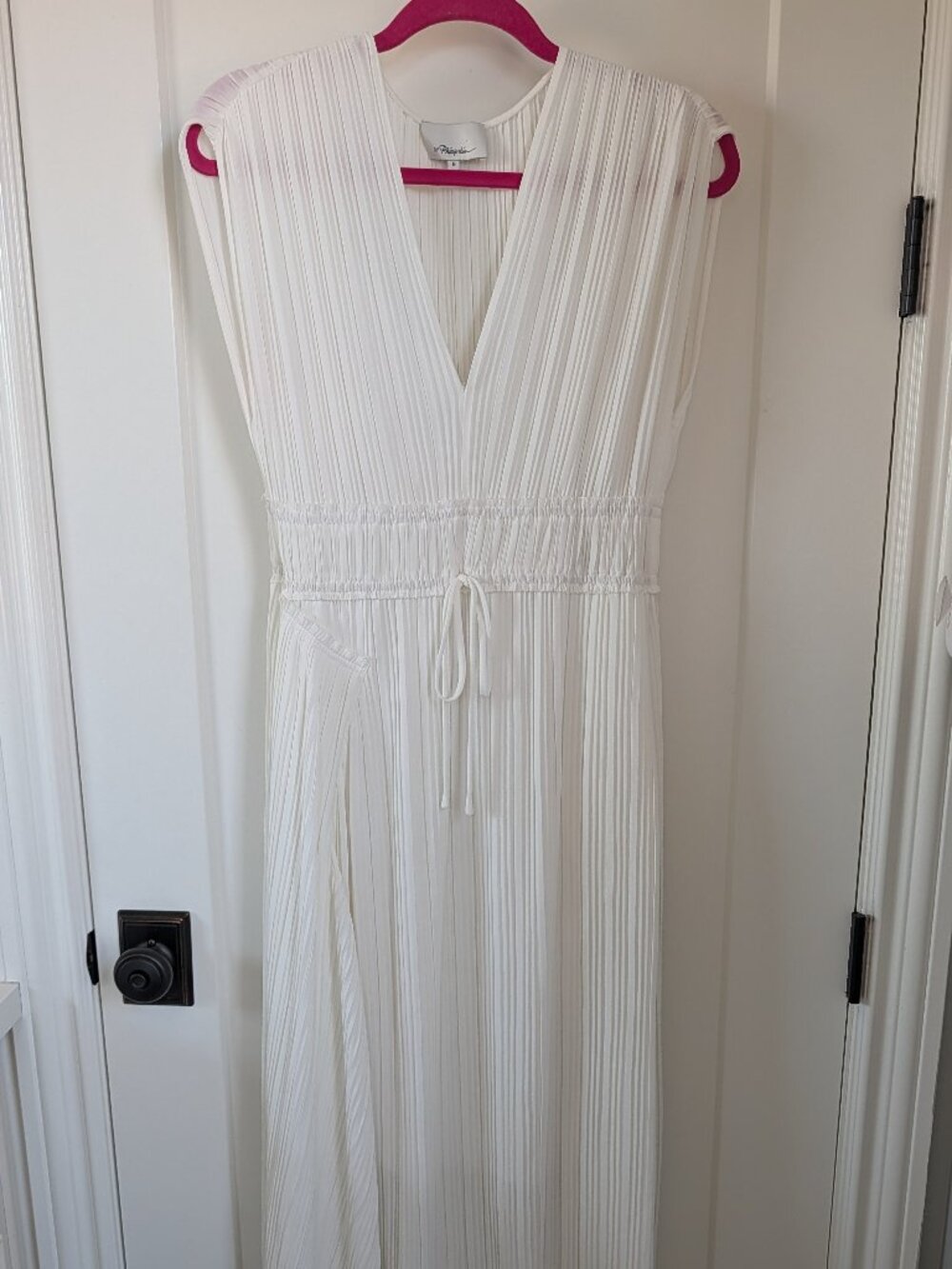 3.1 phillip lim pleated plisse midi dress removable slip bridal